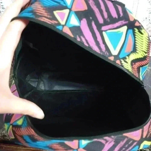 Yak Pak Backpack Bookbag Colorful Boho School Preppy Two Strap Shoulder Unique - Picture 6 of 8